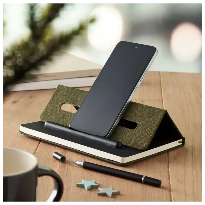 A5 notebook with phone holder - MO2687 (MOCN#60)